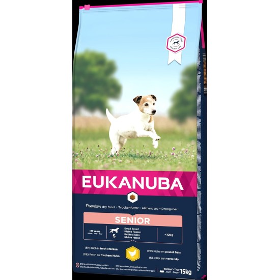 Eukanuba Small Breed Dog Food Premium Dry Fresh Chicken Food - Various Ages, 3 kg Eukanuba Small Breed Dog Food Premium Dry Fresh Chicken Food - Various Ages, 3 kg