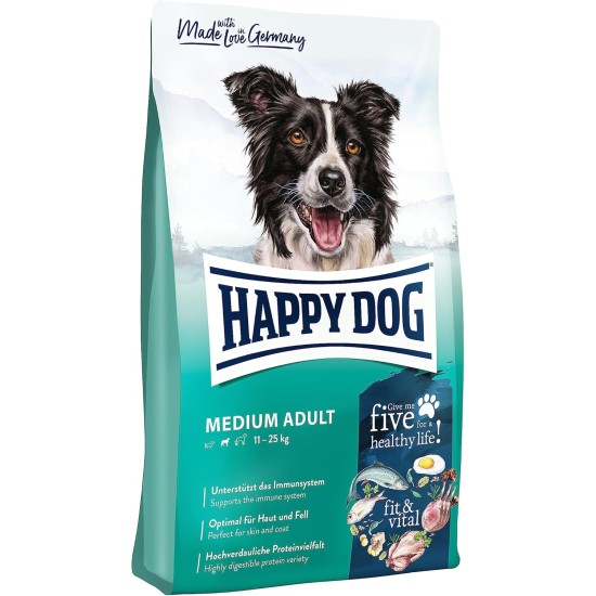 Happy Dog 60761 Supreme Fit & Vital Maxi Adult Dry Dog Food for Large Dogs 14 kg Capacity Happy Dog 60761 Supreme Fit & Vital Maxi Adult Dry Dog Food for Large Dogs 14 kg Capacity