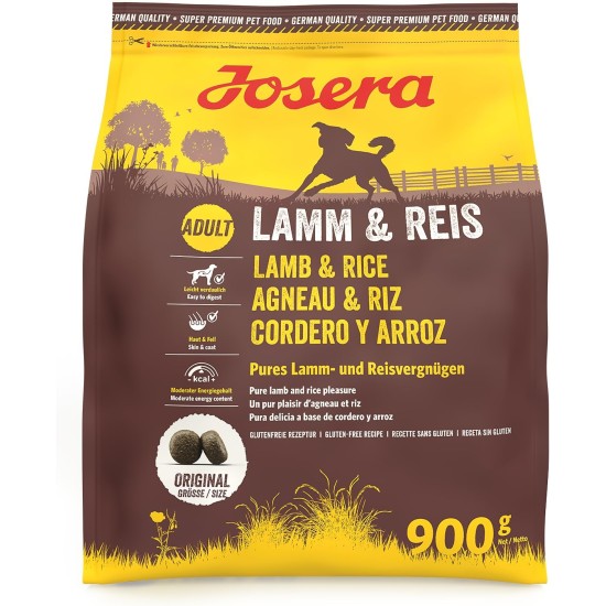 JOSERA Lamb & Rice (1 x 12.5 kg) | Adult | Premium Dry Food for Adult Dogs | Rice & Lamb as the Only Animal Protein Source | Particularly Well Tolerated | Wheat Free | Pack of 1 JOSERA Lamb & Rice (1 x 12.5 kg) | Adult | Premium Dry Food for Adult Dogs | Rice & Lamb as the Only Animal Protein Source | Particularly Well Tolerated | Wheat Free | Pack of 1