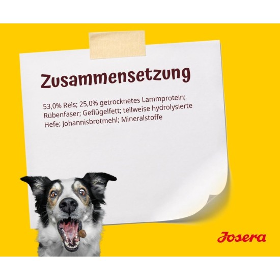 JOSERA Lamb & Rice (1 x 12.5 kg) | Adult | Premium Dry Food for Adult Dogs | Rice & Lamb as the Only Animal Protein Source | Particularly Well Tolerated | Wheat Free | Pack of 1 JOSERA Lamb & Rice (1 x 12.5 kg) | Adult | Premium Dry Food for Adult Dogs | Rice & Lamb as the Only Animal Protein Source | Particularly Well Tolerated | Wheat Free | Pack of 1