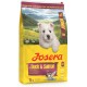 JOSERA MiniJunior Puppy Food for Small Breeds with Duck and Salmon, for Optimal Development, Super Premium Dry Food for Growing Dogs, Pack of 5 (5 x 900 Grams)