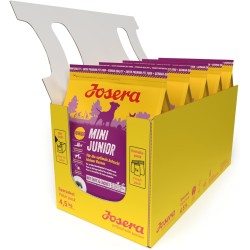 JOSERA MiniJunior Puppy Food for Small Breeds with Duck and Salmon, for Optimal Development, Super Premium Dry Food for Growing Dogs, Pack of 5 (5 x 900 Grams)