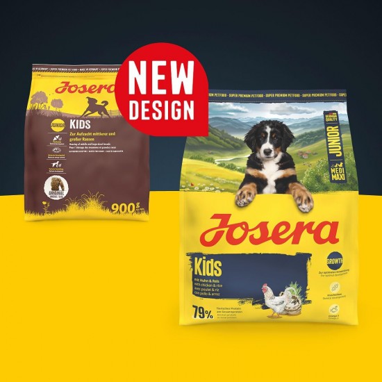 Josera Kids Puppy Food for Medium and Large Breeds, No Wheat, Super Premium Dry Food for Growing Dogs Josera Kids Puppy Food for Medium and Large Breeds, No Wheat, Super Premium Dry Food for Growing Dogs