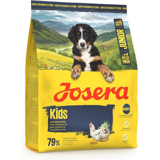 Josera Kids Puppy Food for Medium and Large Breeds, No Wheat, Super Premium Dry Food for Growing Dogs Josera Kids Puppy Food for Medium and Large Breeds, No Wheat, Super Premium Dry Food for Growing Dogs