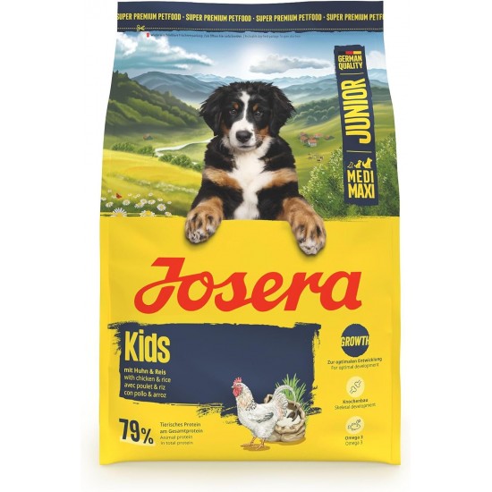 Josera Kids Puppy Food for Medium and Large Breeds, No Wheat, Super Premium Dry Food for Growing Dogs Josera Kids Puppy Food for Medium and Large Breeds, No Wheat, Super Premium Dry Food for Growing Dogs