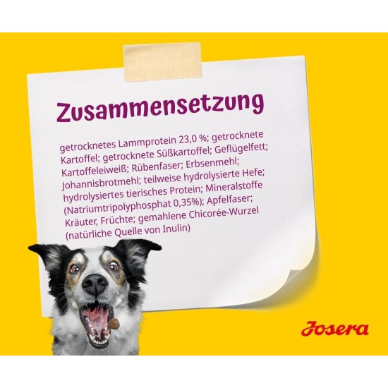 Josera MiniDeluxe (5 x 900 g) Grain Free Dog Food for Small Breeds with Lamb and Sweet Potato, Super Premium Dry Food for Adult Dogs, Pack of 5 Josera MiniDeluxe (5 x 900 g) Grain Free Dog Food for Small Breeds with Lamb and Sweet Potato, Super Premium Dry Food for Adult Dogs, Pack of 5