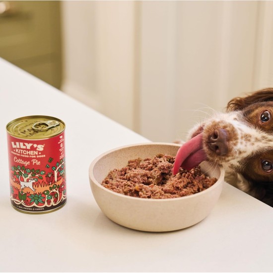 Lily's Kitchen Natural Wet Food for Adult Dogs Tin - Beef Goulash - Dog Food Grain-Free Recipe (6 x 400 g Cans) Lily's Kitchen Natural Wet Food for Adult Dogs Tin - Beef Goulash - Dog Food Grain-Free Recipe (6 x 400 g Cans)