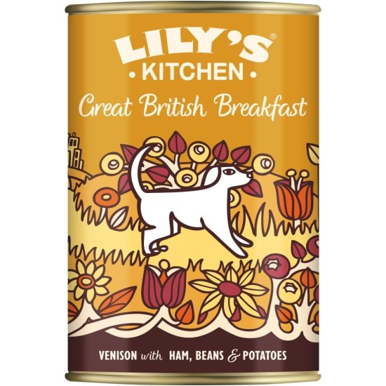 Lily's Kitchen Natural Wet Food for Adult Dogs Tin - Beef Goulash - Dog Food Grain-Free Recipe (6 x 400 g Cans) Lily's Kitchen Natural Wet Food for Adult Dogs Tin - Beef Goulash - Dog Food Grain-Free Recipe (6 x 400 g Cans)