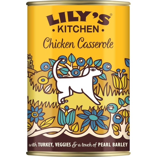Lily's Kitchen Natural Wet Food for Adult Dogs Tin - Beef Goulash - Dog Food Grain-Free Recipe (6 x 400 g Cans) Lily's Kitchen Natural Wet Food for Adult Dogs Tin - Beef Goulash - Dog Food Grain-Free Recipe (6 x 400 g Cans)