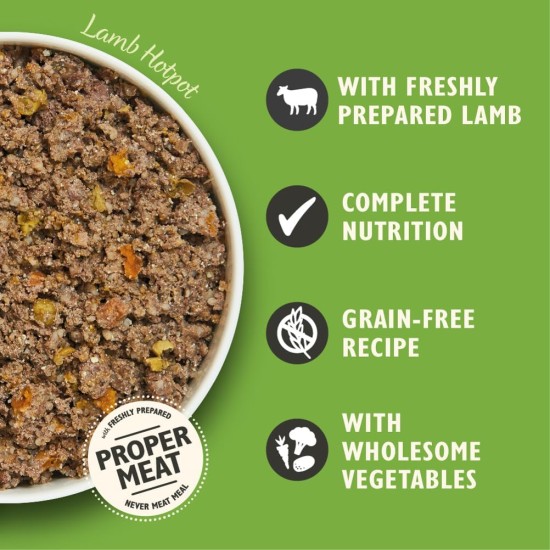 Lily's Kitchen Natural Wet Food for Adult Dogs Tin - Beef Goulash - Dog Food Grain-Free Recipe (6 x 400 g Cans) Lily's Kitchen Natural Wet Food for Adult Dogs Tin - Beef Goulash - Dog Food Grain-Free Recipe (6 x 400 g Cans)