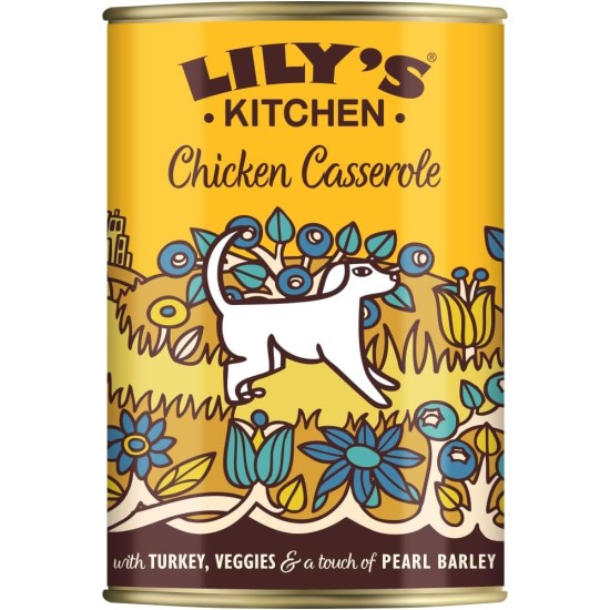 Lily's Kitchen Natural Wet Food for Adult Dogs Tin - Beef Goulash - Dog Food Grain-Free Recipe (6 x 400 g Cans) Lily's Kitchen Natural Wet Food for Adult Dogs Tin - Beef Goulash - Dog Food Grain-Free Recipe (6 x 400 g Cans)