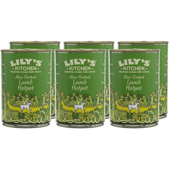 Lily's Kitchen Natural Wet Food for Adult Dogs Tin - Beef Goulash - Dog Food Grain-Free Recipe (6 x 400 g Cans) Lily's Kitchen Natural Wet Food for Adult Dogs Tin - Beef Goulash - Dog Food Grain-Free Recipe (6 x 400 g Cans)