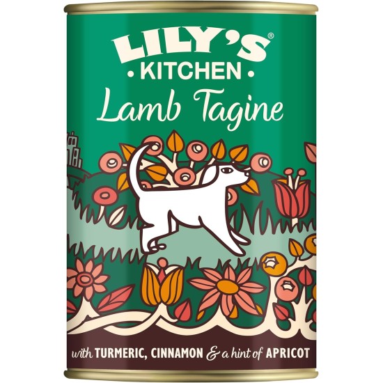 Lily's Kitchen Natural Wet Food for Adult Dogs Tin - Beef Goulash - Dog Food Grain-Free Recipe (6 x 400 g Cans) Lily's Kitchen Natural Wet Food for Adult Dogs Tin - Beef Goulash - Dog Food Grain-Free Recipe (6 x 400 g Cans)