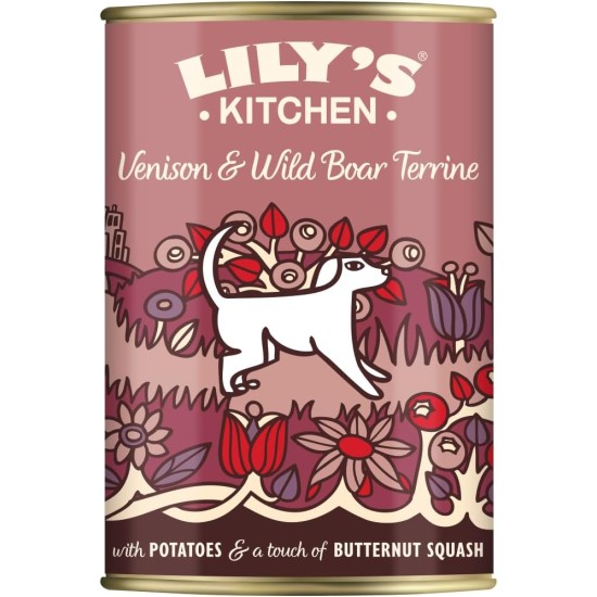 Lily's Kitchen Natural Wet Food for Adult Dogs Tin - Beef Goulash - Dog Food Grain-Free Recipe (6 x 400 g Cans) Lily's Kitchen Natural Wet Food for Adult Dogs Tin - Beef Goulash - Dog Food Grain-Free Recipe (6 x 400 g Cans)