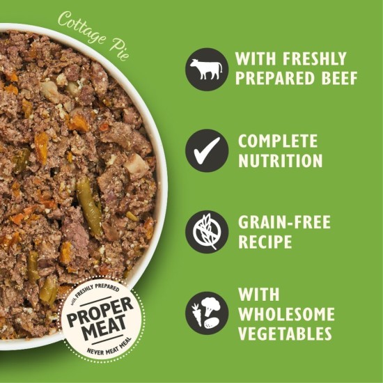 Lily's Kitchen Natural Wet Food for Adult Dogs Tin - Beef Goulash - Dog Food Grain-Free Recipe (6 x 400 g Cans) Lily's Kitchen Natural Wet Food for Adult Dogs Tin - Beef Goulash - Dog Food Grain-Free Recipe (6 x 400 g Cans)