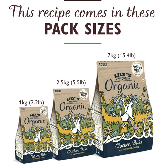 Lily's Kitchen Organic Chicken and Vegetable Bake, 7 kg Lily's Kitchen Organic Chicken and Vegetable Bake, 7 kg