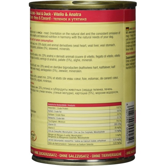 Mac's Veal & Duck, Pack of 6 (6 x 400 g) Mac's Veal & Duck, Pack of 6 (6 x 400 g)