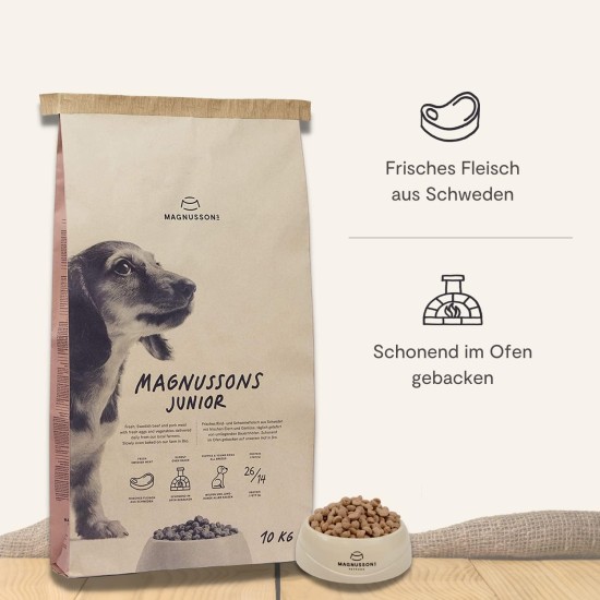 Magnusson, Meat & Biscuit Junior, dog food, 1 x 10 kg Magnusson, Meat & Biscuit Junior, dog food, 1 x 10 kg