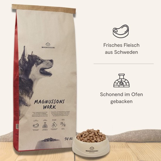 Magnusson Meat & Biscuit Work, Pack of 1 x 14 kg Magnusson Meat & Biscuit Work, Pack of 1 x 14 kg