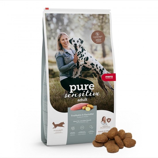 Mera Dog 12.5 kg dog food Pure Sensitive Fresh Meat Turkey & Potato Mera Dog 12.5 kg dog food Pure Sensitive Fresh Meat Turkey & Potato
