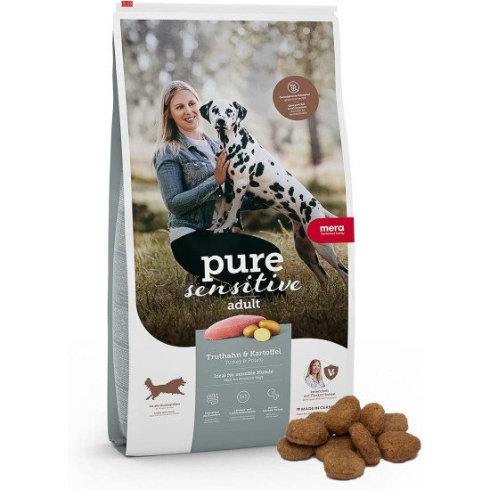 Mera Dog Food Pure Sensitive Fresh Meat Turkey & Potato – 4 kg