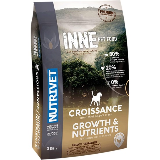 NUTRI-VET nutrivet Inne from 2 Month Puppy Growth 12 kg Bag NUTRI-VET nutrivet Inne from 2 Month Puppy Growth 12 kg Bag