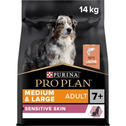 PRO PLAN 7+ Sensitive Skin Senior Medium and Large Dry Dog Food Salmon 14kg PRO PLAN 7+ Sensitive Skin Senior Medium and Large Dry Dog Food Salmon 14kg
