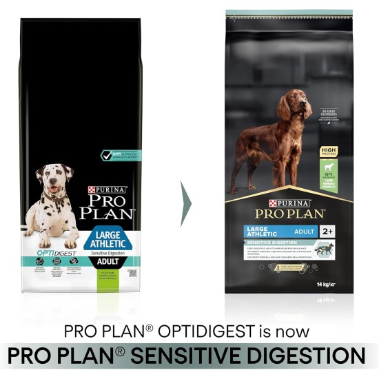 PRO PLAN Athletic Sensitive Large Adult Dry Dog Food Lamb 14kg PRO PLAN Athletic Sensitive Large Adult Dry Dog Food Lamb 14kg