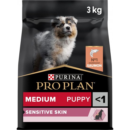 PRO PLAN Medium Puppy Sensitive Skin Dry Dog Food Salmon 12kg PRO PLAN Medium Puppy Sensitive Skin Dry Dog Food Salmon 12kg