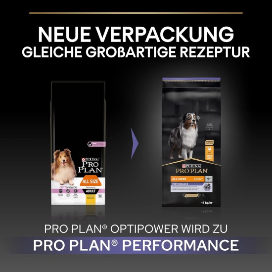 PRO PLAN Performance Adult Dry Dog Food Chicken 14kg PRO PLAN Performance Adult Dry Dog Food Chicken 14kg