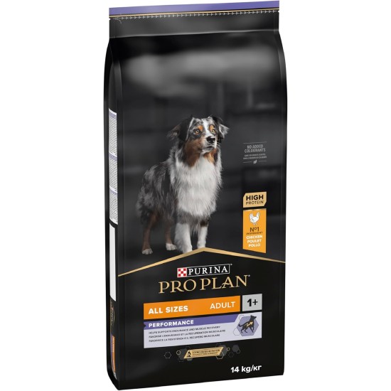 PRO PLAN Performance Adult Dry Dog Food Chicken 14kg PRO PLAN Performance Adult Dry Dog Food Chicken 14kg