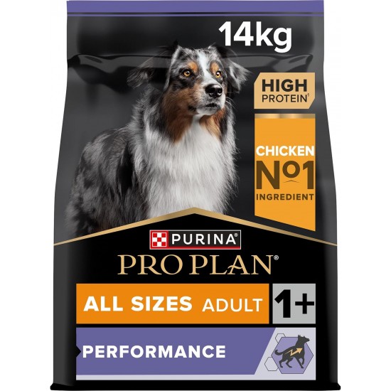 PRO PLAN Performance Adult Dry Dog Food Chicken 14kg PRO PLAN Performance Adult Dry Dog Food Chicken 14kg