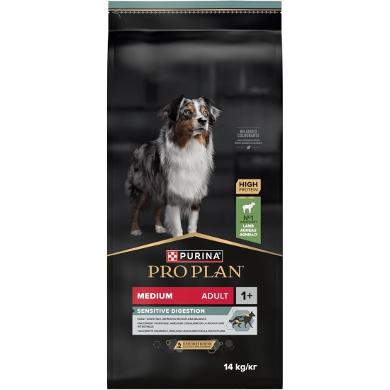 PRO PLAN Sensitive Digest Medium Adult Dry Dog Food Lamb 14kg PRO PLAN Sensitive Digest Medium Adult Dry Dog Food Lamb 14kg