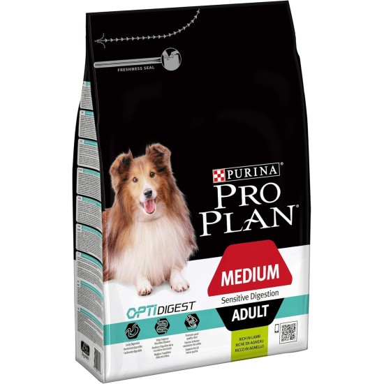 PRO PLAN Sensitive Digest Medium Adult Dry Dog Food Lamb 14kg PRO PLAN Sensitive Digest Medium Adult Dry Dog Food Lamb 14kg