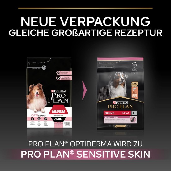 PRO PLAN Sensitive Skin Medium Adult Dry Dog Food Salmon 14kg PRO PLAN Sensitive Skin Medium Adult Dry Dog Food Salmon 14kg