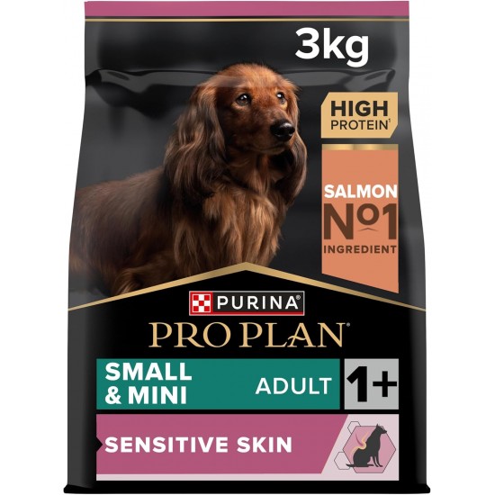 PRO PLAN Small Adult Sensitive Skin Dry Dog Food Salmon 3kg PRO PLAN Small Adult Sensitive Skin Dry Dog Food Salmon 3kg
