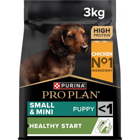 PRO PLAN Small and Mini Puppy Dry Dog Food Chicken 3kg PRO PLAN Small and Mini Puppy Dry Dog Food Chicken 3kg