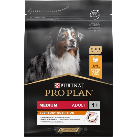 Pro Plan Adult Dog Food Chicken, Medium, 14kg Pro Plan Adult Dog Food Chicken, Medium, 14kg