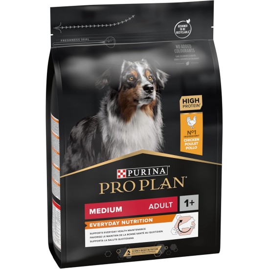 Pro Plan Adult Dog Food Chicken, Medium, 14kg Pro Plan Adult Dog Food Chicken, Medium, 14kg