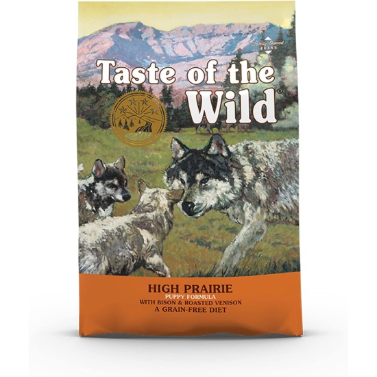 Taste of the Wild Complete Dry High Prairie with Roasted Venison and Bison Puppy Food, 2 kg Taste of the Wild Complete Dry High Prairie with Roasted Venison and Bison Puppy Food, 2 kg