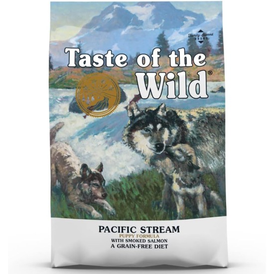 Taste of the Wild Complete Dry Pacific Stream with Smoked Salmon Puppy Food, 2 kg Taste of the Wild Complete Dry Pacific Stream with Smoked Salmon Puppy Food, 2 kg