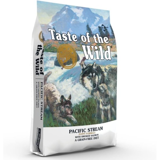 Taste of the Wild Complete Dry Pacific Stream with Smoked Salmon Puppy Food, 2 kg Taste of the Wild Complete Dry Pacific Stream with Smoked Salmon Puppy Food, 2 kg