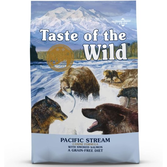 Taste of the Wild Complete Dry Pacific Stream with Smoked Salmon Puppy Food, 2 kg Taste of the Wild Complete Dry Pacific Stream with Smoked Salmon Puppy Food, 2 kg