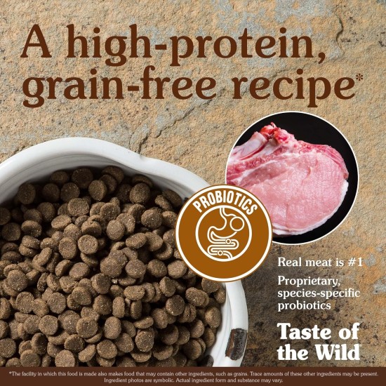 Taste of the Wild Complete Dry Wetlands with Roasted Fowl Dog Food, 2 kg Taste of the Wild Complete Dry Wetlands with Roasted Fowl Dog Food, 2 kg