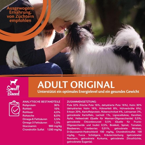 Wellness Core Small Breed Dry, Grain-Free Dog Food for Small Dogs with High Meat Content, Various Varieties Wellness Core Small Breed Dry, Grain-Free Dog Food for Small Dogs with High Meat Content, Various Varieties
