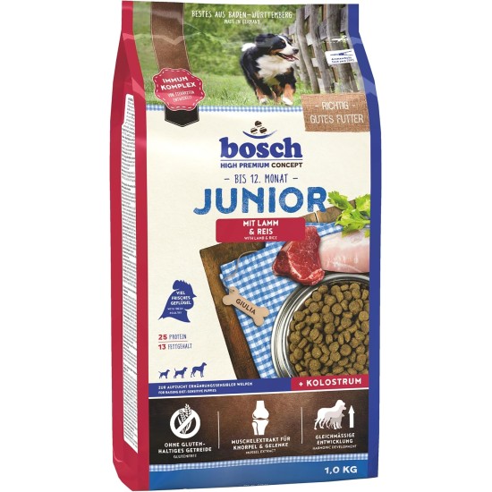 bosch HPC Junior with lamb & rice | Dog dry food for raising nutritionally sensitive puppies, 1 x 15 kg bosch HPC Junior with lamb & rice | Dog dry food for raising nutritionally sensitive puppies, 1 x 15 kg