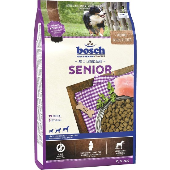 bosch HPC Senior | Hundetrockenfutter für ältere Hunde aller Rassen |Geflügel, 1 x 12.5 kg bosch HPC Senior | Hundetrockenfutter für ältere Hunde aller Rassen |Geflügel, 1 x 12.5 kg