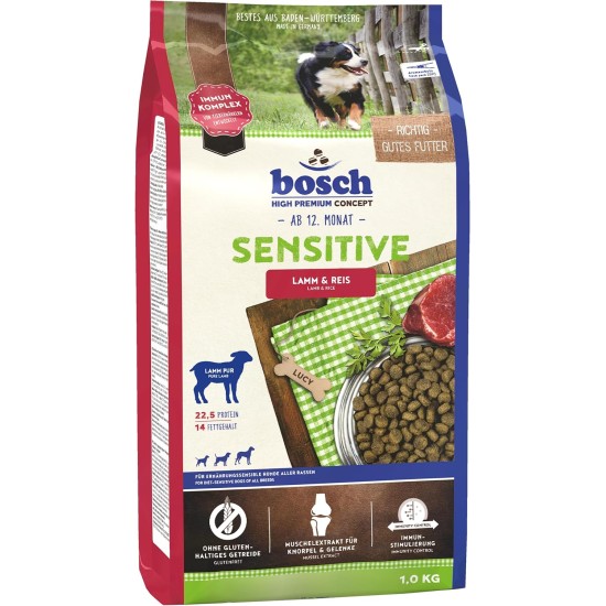 bosch HPC Sensitive Lamm & Reis | Hundetrockenfutter für ernährungssensible Hunde aller Rassen | 1 x 15 kg bosch HPC Sensitive Lamm & Reis | Hundetrockenfutter für ernährungssensible Hunde aller Rassen | 1 x 15 kg