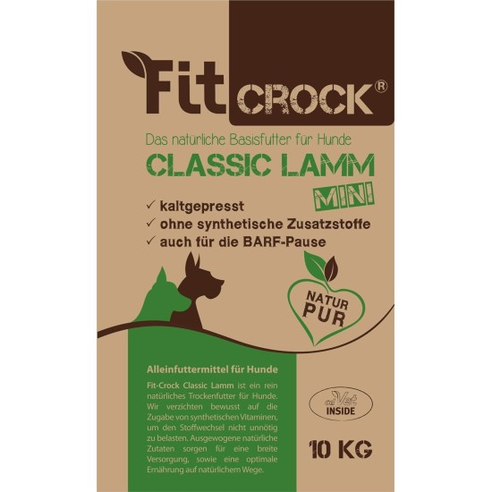 cdVet Fit-Crock Classic Lamb Mini 10kg cdVet Fit-Crock Classic Lamb Mini 10kg