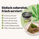 8 x 100 g Wet Food for Mixing, Makes 8 x 300 g Wet Food, Relaxation & Soothing, Spinach & Hemp & Medicinal Herbs, Insect as Monoprotein, Grain-Free, Hypoallergenic, Low Purine, for Dog Ice